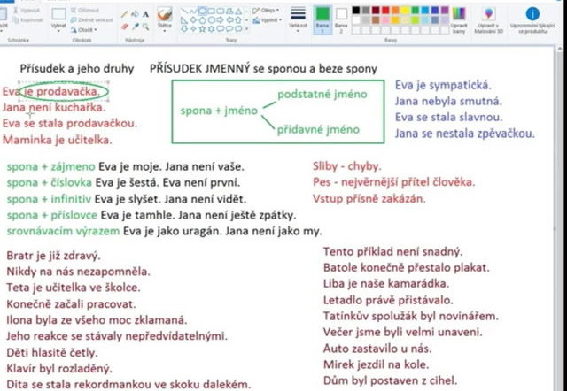 Český jazyk 20.4.