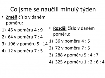 Matematika - plán od 15. do 18. 2.